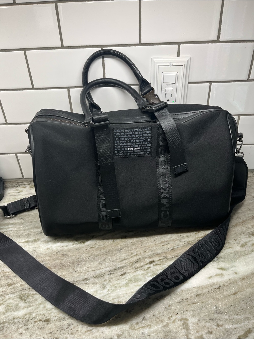 Steve Madden Small Black Duffle bag